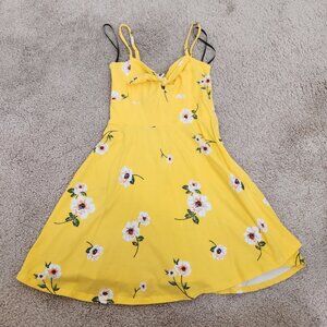 New F21 floral Pattern Cotton Dress S